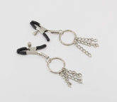 Love In Leather Chain Tassel Womens Nipple Clamps Default Title Nipple and Clit Clamps